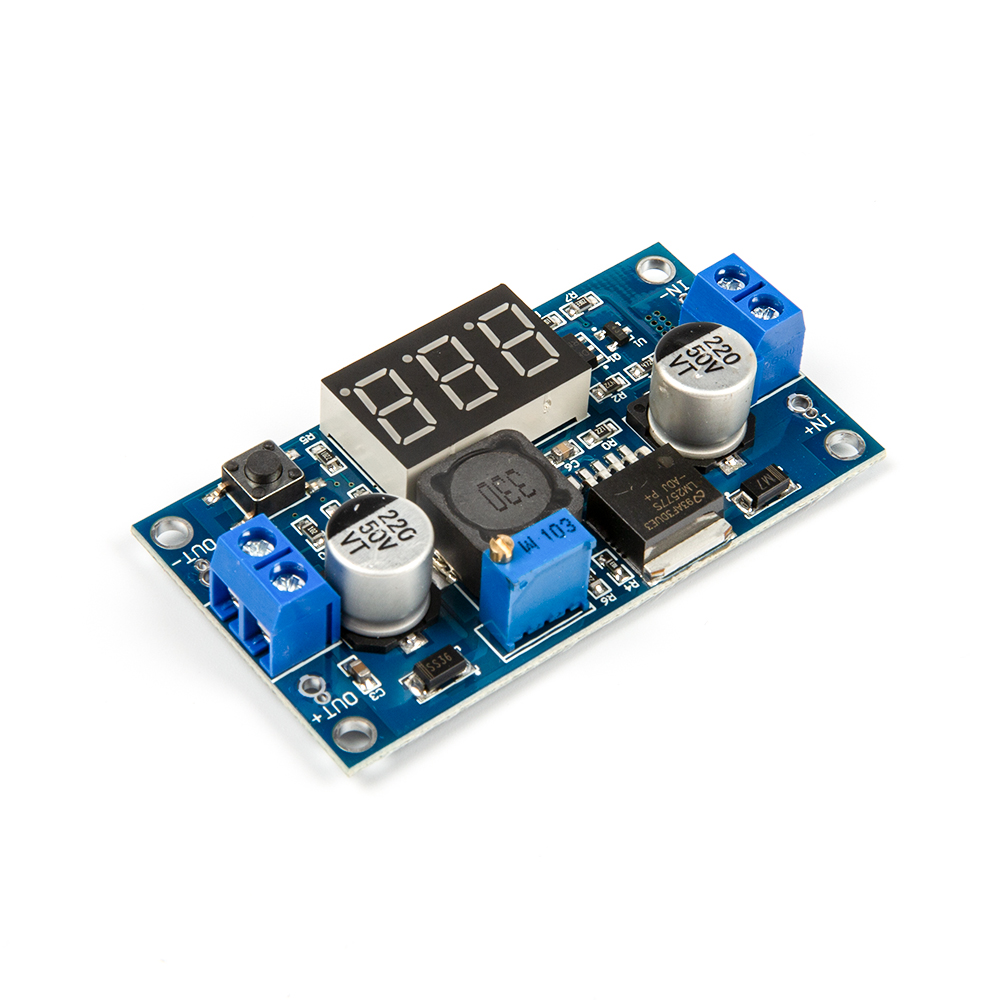 Преобразователь напряжения LM2577 с вольметром